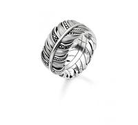 Thomas Sabo Feather Pavé Unisex Ring TR2159-643-11 - Timeless - Size 62