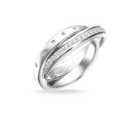 Thomas Sabo Glam And Soul Sterling Silver Zirconia Together Forever Ring - 62