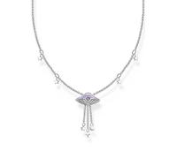THOMAS SABO Glow in the Dark Violet UFO Necklace Violet