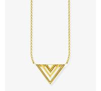 THOMAS SABO Gold Plated Africa Triangle Necklace KE1568-413-39-L45V