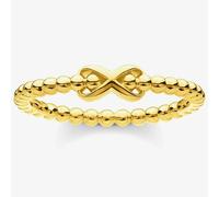 THOMAS SABO Gold Plated Beaded Infinity Ring TR2320-413-39 - 56 (O 1/2)