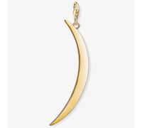 Thomas Sabo Women Charm Pendant Moon Club Yellow Gold Plating 925 Sterling Silver Y0004-413-39