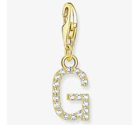 THOMAS SABO Gold Plated Cubic Zirconia Letter G Charm 1970-414-14