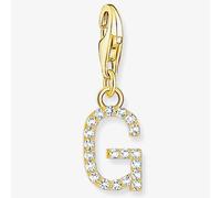 Thomas Sabo Gold Plated Cubic Zirconia Letter G Charm 1970-414-14 Gold One Size