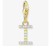 THOMAS SABO Gold Plated Cubic Zirconia Letter I Charm 1972-414-14