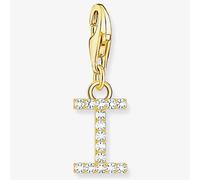 Thomas Sabo Gold Tone CZ I Initial Charm 2.2 x 0.7cm