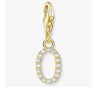 THOMAS SABO Gold Plated Cubic Zirconia Letter O Charm 1978-414-14