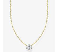 THOMAS SABO Gold Plated Cubic Zirconia Necklace KE2210-414-14-L45V