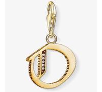 Thomas Sabo Gold Plated Cubic Zirconia O Charm 1621-414-39 Gold One Size