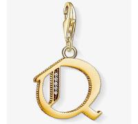 Thomas Sabo Gold Plated Cubic Zirconia Q Charm 1623-414-39 Gold One Size