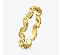 THOMAS SABO Gold Plated Diamond Leaves Ring D_TR0024-924-39-56