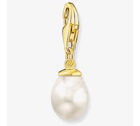 Thomas Sabo Gold Tone White Pearl Charm 2.4 x 0.9cm