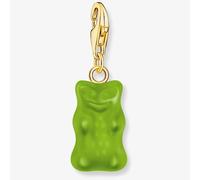 Thomas Sabo Gold Plated Haribo Green Gummy Bear Charm 2192-413-6 Green One Size