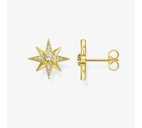 THOMAS SABO Gold Plated Magic Stars Cubic Zirconia Stud Earrings H2081-414-14
