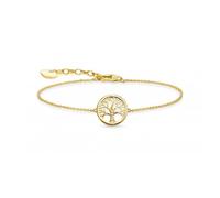 Thomas Sabo Gold Plated Tree of Love Bracelet A1828-414-14-L19v