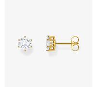Thomas Sabo Stud Earrings H2301-414-14 Gold-Plated Zirconia 0.6 x 0.6 cm