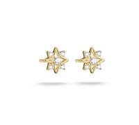 THOMAS SABO Stud earrings star with white zirconia Premium Alloy 18k Gold Plated