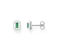 THOMAS SABO Green Stone Studs Silver
