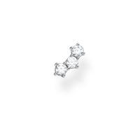 Thomas Sabo single stud earrings white stones 925 sterling silver H2132