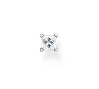 Thomas Sabo Charm Club Charming Charming Sterling Silver White Stone Single Earring H2233-051-14 - Sterling Silver / Zirconia