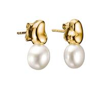 Thomas Sabo H2320-430-14 Stud Earrings with pearls Natural Beauty Gold-Plated...