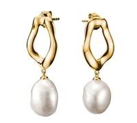 Thomas Sabo H2322-430-14 Earrings with Pearl Natural Beauty Gold-Plated Unise...