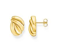 Thomas Sabo H2327-413-39 ear studs organic forms gold plated small Unisex Sil...