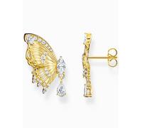 Thomas Sabo H2328-414-14 ear studs butterfly with stones gold plated Ladies