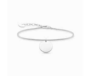 Thomas Sabo Hanging Disc Bracelet 1.3 x 1.3cm, 16-19cm
