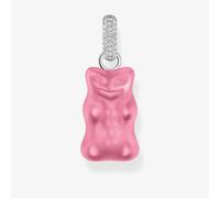 THOMAS SABO Haribo Pendant Black Gold Bear - Crystal Glass Pendant with Zirconia and Recycled Silver x Haribo