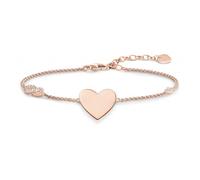 THOMAS SABO Rose Gold Heart with Infinity Bracelet A1486-416-14