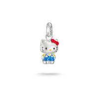 Thomas Sabo Hello Kitty Charm blue - Connect Premium Alloy Fine Silver Plated, Cold Enamel