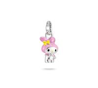 Thomas Sabo Hello Kitty Charm My Melody yellow bow - Connect Premium Alloy Fine Silver Plated, Cold Enamel