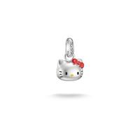 Thomas Sabo Hello Kitty Charm red bow - Connect Premium Alloy Fine Silver Plated, Cold Enamel