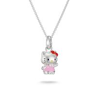 Thomas Sabo Hello Kitty Necklace pink Premium Alloy Fine Silver Plated, Cold Enamel