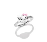 Thomas Sabo Hello Kitty Pink Bow Ring TR2549-M06-14 - Size 54 - Fine Silver Plated / Alloy