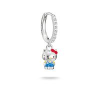 THOMAS SABO Hello Kitty Blue Charm & Cubic Zirconia Single Hoop Earring CR774-M06-7