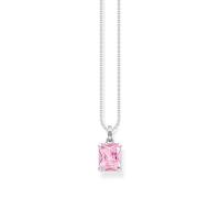 Thomas Sabo Heritage Sterling Silver & Pink Zirconia Necklace