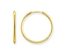 THOMAS SABO Hoop earrings large 18k Yellow Gold Plating, 925 Sterling Silver