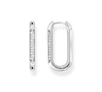 THOMAS SABO Hoop earrings silver 925 Sterling Silver, Blackened