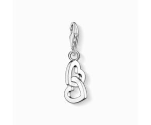 Thomas Sabo Interlocking Double Hearts Charm 2.7 x 1cm Size: N/A