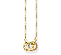 Thomas Sabo Jewelry Women's Necklace Together Golden Colourful KE1488-996-7-L55v