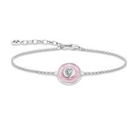 Thomas Sabo Sterling Silver Sterling Silver Enamel Zirconia Pinkish Bracelet A2143-691-9
