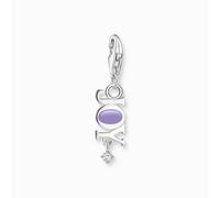 Thomas Sabo Joy with CZ & Purple Enamel Charm 2.6 x 0.6cm