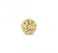 Thomas Sabo Karma Beads Silver Zirconia Gold Plated Sunshine