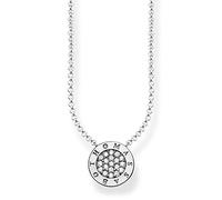 Thomas Sabo Necklace Classic Pave KE1493-051-14 CZ 1.2x1.2cm 40-45cm 925 Sterling Silver