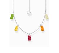 Thomas Sabo KE2205-017-7-L45V Silver chain with 5 colourful Goldbears Unisex ...