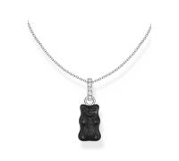 Thomas Sabo KE2209-052-11-L45V Necklace With Black Gold Bear Pendant And Zirc...