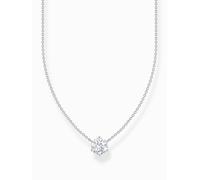 Thomas Sabo KE2210-051-14-L45V Silver necklace w. white zirconia pendant