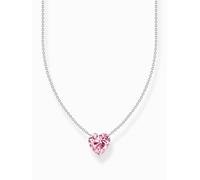 Thomas Sabo KE2211-051-9-L45V Silver necklace w. pink heart pendant